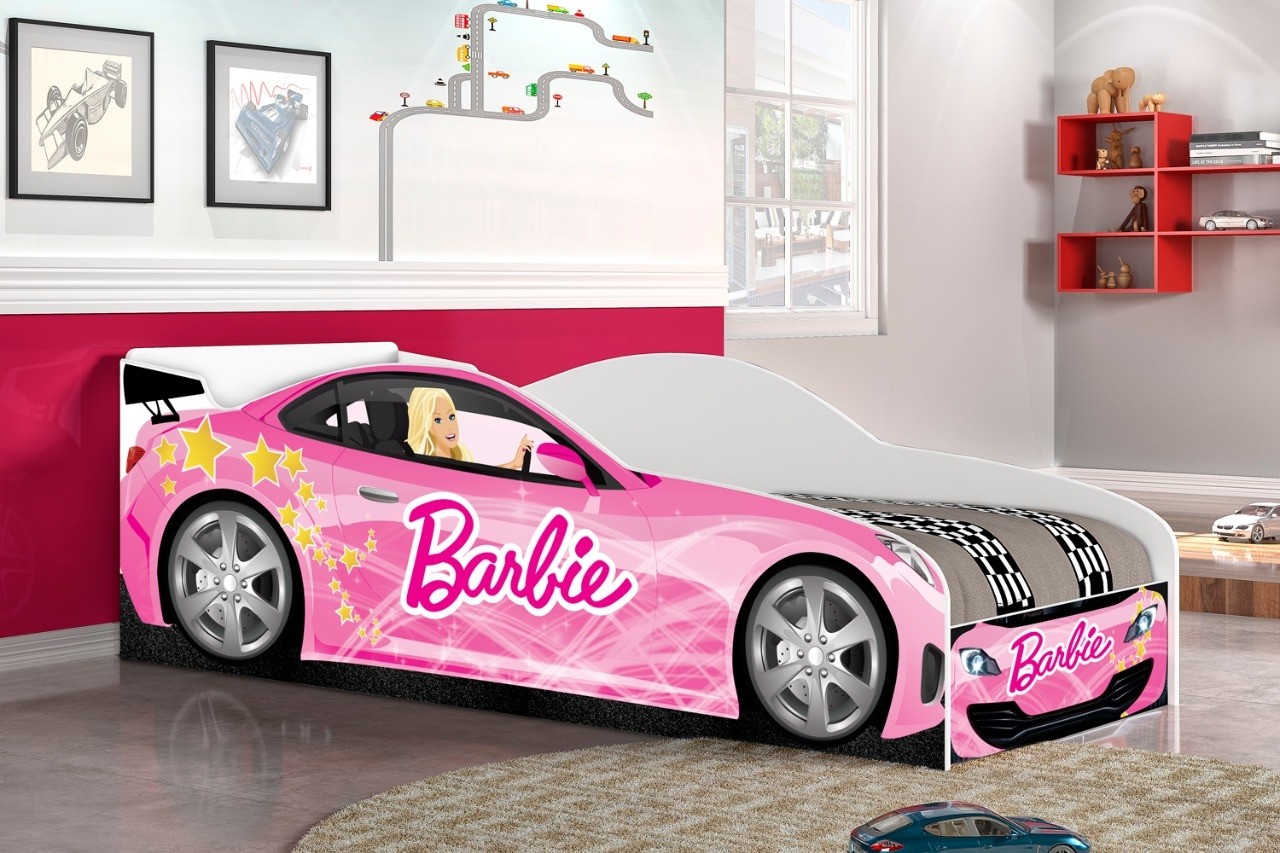 Cama Infantil Juvenil Barbie – Rosa