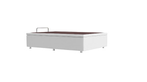 Base Baú Sommier Casal em Corino 48x188x138cm Ortobom