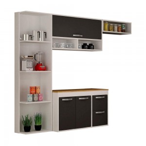 Cozinha 3 Portas 2 Gavetas Esmeralda – Sallêto