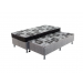 Cama com auxiliar 88x188x044 – Espuma – Gardênia