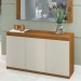 Buffet Germani com 3 Portas 1 prateleira e Painel espelhado – Viero Móveis
