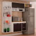 Cozinha 3 Portas 2 Gavetas Esmeralda – Sallêto