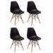 Conjunto com 4 Cadeiras Charles Eames 1102