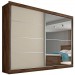 Guarda-Roupa Verona MDF 1 porta com ESPELHO – FLEX – Made Marcs