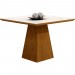 Mesa com 4 Cadeiras e Tampo em Vidro – Luna 90×90