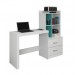 Mesa para computador com Estante – 2 Gavetas – Alana – JCM Móveis