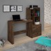 Mesa para computador com Estante – 2 Gavetas – Alana – JCM Móveis