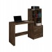 Mesa para computador com Estante – 2 Gavetas – Alana – JCM Móveis